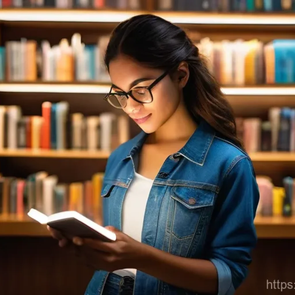 웹소설의 문학적 가치 - **Prompt Title: The Digital Library at Your Fingertips**
    "A vibrant, wide-angle shot of a young,...